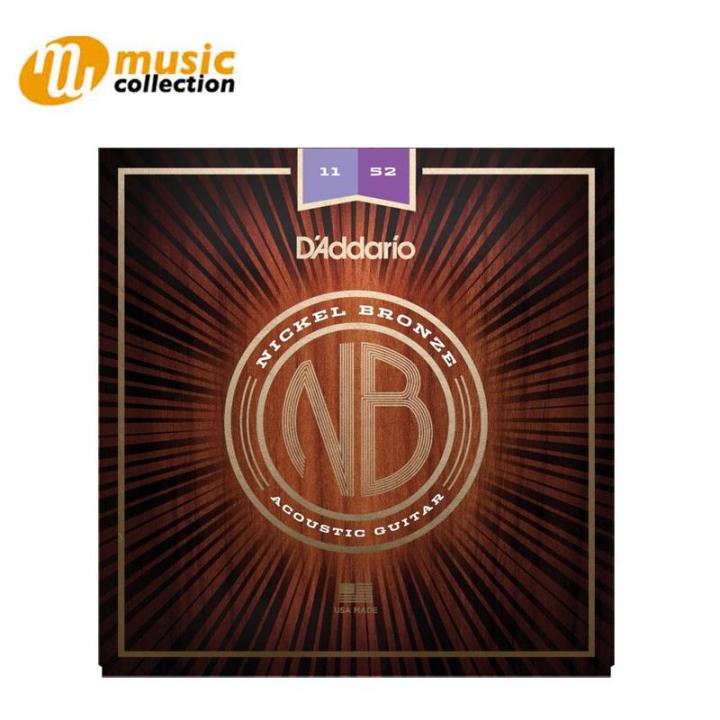 สายกีตาร์โปร่ง-daddario-nb1152-nickel-bronze-acoustic-guitar-strings-custom-light-11-52