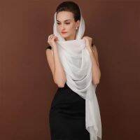 100 Real Silk Hijab Long Scarf Beach 180*90 cm Scarves Beige White Black Burdy Rose Red Purple Green Yellow Orange Blue Cape