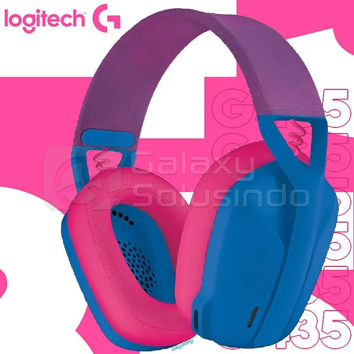 Logitech G435 LIGHTSPEED Wireless Gaming Headset - Blue And Raspberry ...