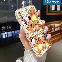 Dienya เคสปลอกสำหรับ Samsung Galaxy A20s การ์ตูน Pokemon ใหม่กรอบสี่เหลี่ยมชุบผิวกรอบซิลิก้าเจลนิ่มกันกระแทกเคสมือถือรวมทุกชิ้นฝาครอบป้องกันเลนส์กล้องถ่ายรูป