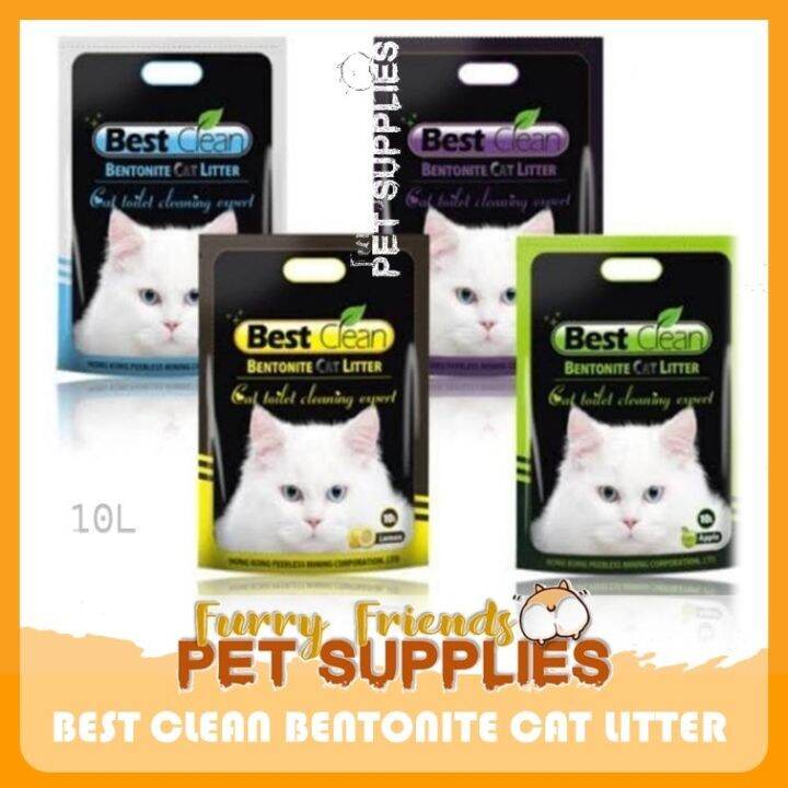 BEST CLEAN CAT LITTER 10L Bentonite Sand | Lazada PH