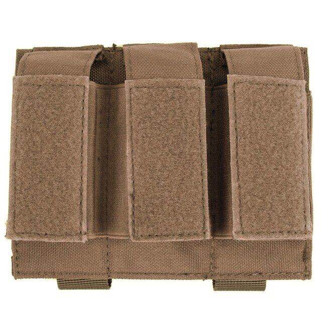 Tactical Molle Mag Pouch Military Pistol Ammo Clip Airsoft Triple