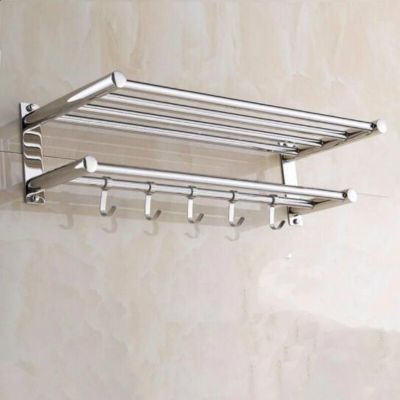 Stainless Steel Bathroom Shelves Two Layer Towel