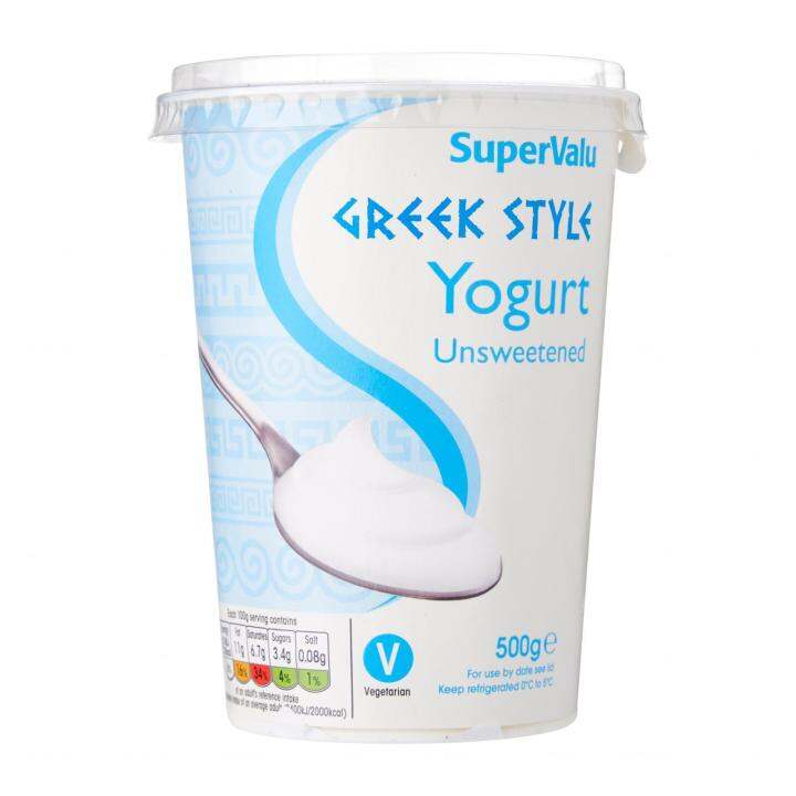 Supervalu Greek Style Natural Yoghurt 500G Lazada Singapore