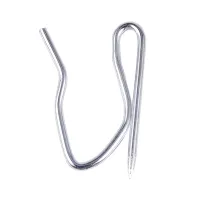 80Pcs Curtain Drapery Pin Hooks - Silvery