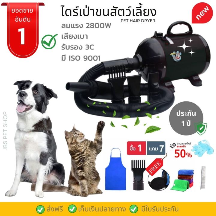 ส่งฟรี-ไดร์เป่าขนสุนัข-ประกัน1ปี-2800w-สีดำ-ไดร์เป่าขน-ไดร์เป่าขนหมา-ไดร์เป่าขนแมว-เครื่องเป่าขน-เครื่องเป่าขนสุนัข