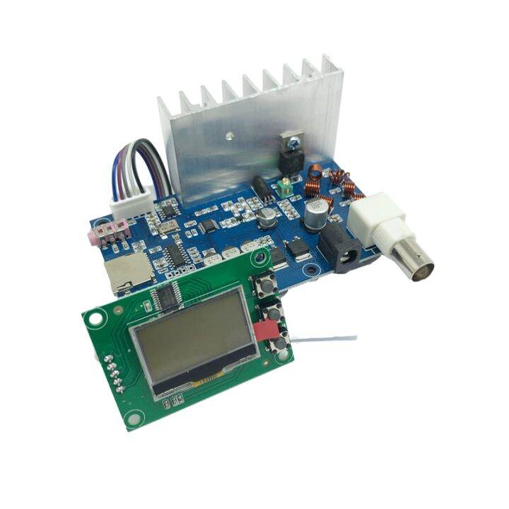 0-5w-7w-fm-transmitter-radio-station-pll-stereo-digital-frequency-kits-lcd-display-parts