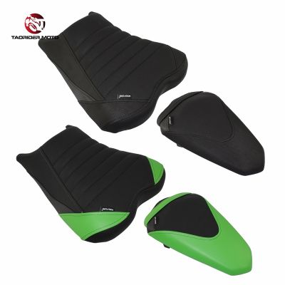 Front Rider Rear Passenger Solo Seat Cowl Cushion Pad Synthetic Leather For Kawasaki Ninja 400 Z400 2018 2019 2020 2021 2022