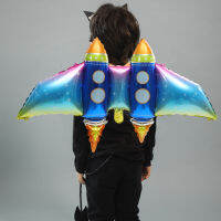 Eshopdeal【Hot Sale】 5pcs Rocket Wing Foil Balloons Wings Balloon ลูกโป่งตกแต่งสำหรับปาร์ตี้