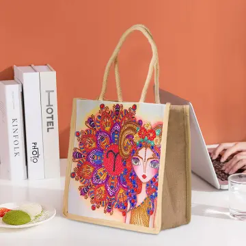 5D DIY Diamond Painting Handbag Mosaic Drill Eco-friendly Shopping