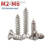 316 Stainless Steel M2 M2.2 M2.6 M3 M3.5 M4 M5 M6 Phillips Flat Countersunk Head Self-tapping Wood Screw