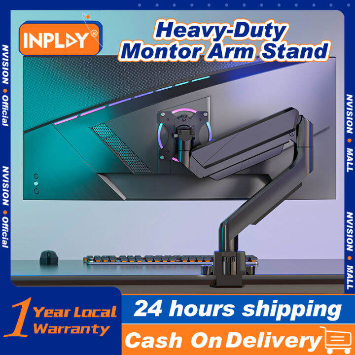 [899₱]Single Monitor Stand Adjustable Gas Spring Monitor Mount Monitor