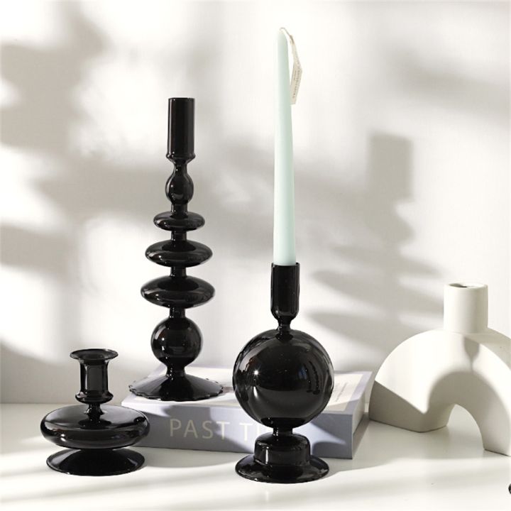 black-outdoor-romantic-candle-holder-tall-glass-cylinder-stand-candlestick-nordic-home-wedding-decoration-portavelas-wedding