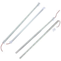 2x 50CM 12V 36 LED 5630 SMD Hard Strip Light Aluminum Shell With End Cap