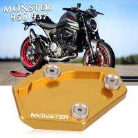 สำหรับ DUCATI Monster 950 937 MONSTER 937 2021-2022ขาตั้งอะลูมิเนียมแผ่นขาตั้งด้านข้างมอเตอร์ไซด์ด้านข้าง