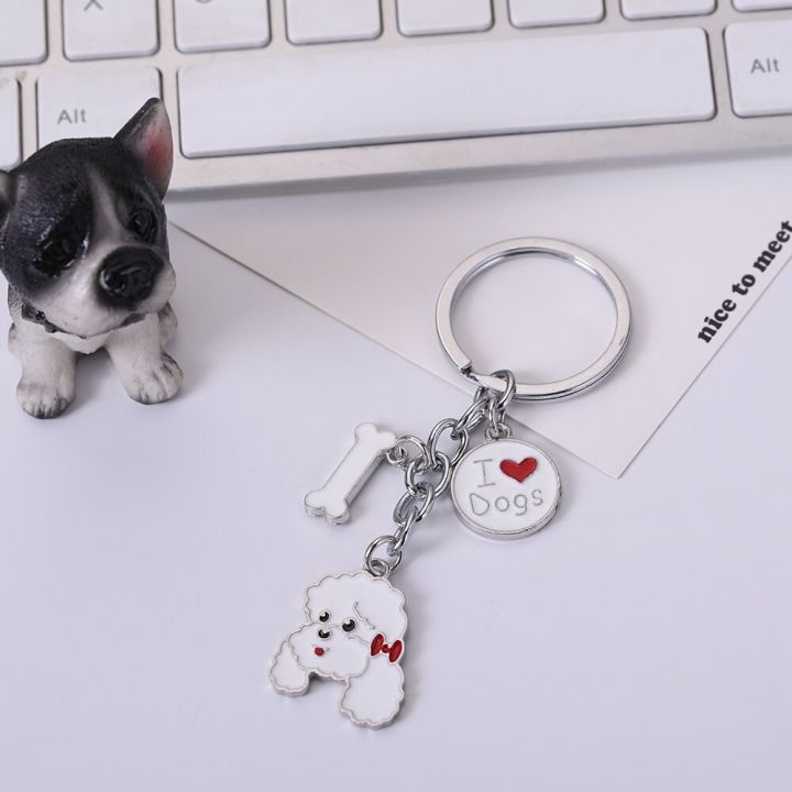 cute-dog-keychain-metal-pet-memorial-keychain-lovely-animal-poodle-chow-chow-bulldog-pendant-bag-charm-jewelry-gifts-key-chains