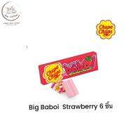 ใหม่ จูปาจุ๊ปส์ หมากฝรั่ง Chupa Chups Big Baboi รสสตอรว์เบอรี่  ขนาด 27g. BBE: 08/2025