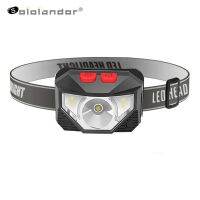 XPE COB LED Headlamp Dual switch More Modes Ultra Bright Hard Head Lamp Powerful Headlight USB charging Travel hiker Flashlight