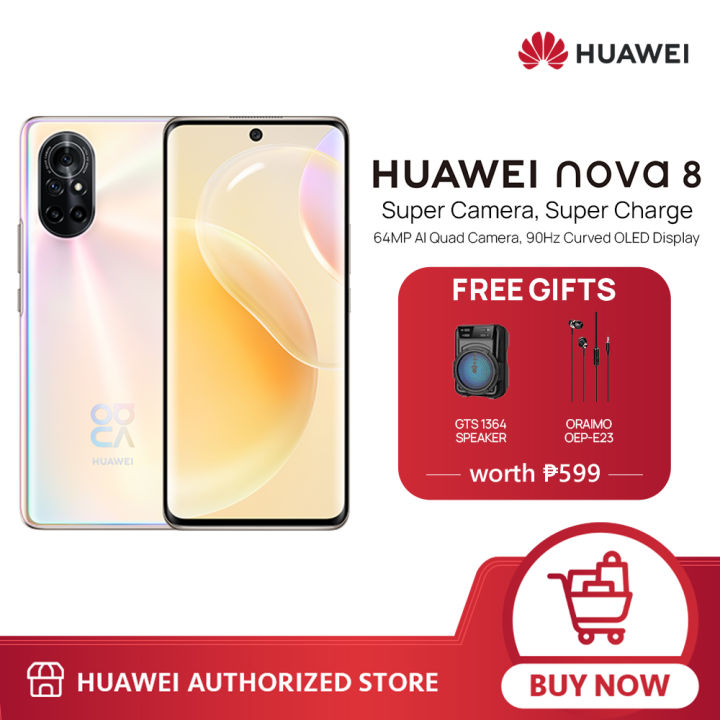 HUAWEI Nova 8 Smartphone | 8GB RAM + 128GB ROM | 7nm Kirin 820E | 90Hz ...