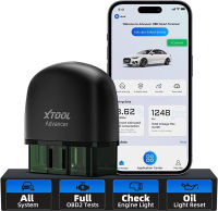 XTOOL Advancer AD20 Pro Wireless OBD2 Scanner Diagnostic Tool Fits for iPhone &amp; Android, Enhanced Car Code Reader with All System Scan, Oil Reset, Turn Off CEL, Performance Test, Voltage Test