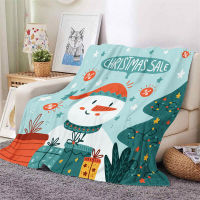 3d christmas blanket Plush row blankets kid adult thin quilt Christmas Decor