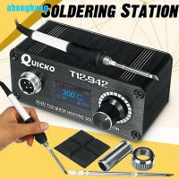 Abongbang T12-942 Mini OLED Digital Soldering Station T12-907 Handle +T12-K Tip