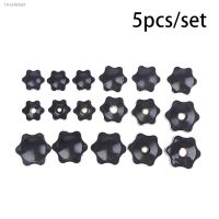 ❀┋ 5 PCS M4 M5 M6 M8 M10 Plum Hand Tighten Nuts Handle Thread Star Mechanical Black Thumb Nuts Clamping Knob Manual Nuts гайка