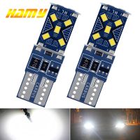 ┇◎ 2 PCS Car Signal Light T10 W5W 194 LED Bulbs Canbus Error Free 12V/24V 7000K White Interior Reading Wedge Side Door Trunk Lamps