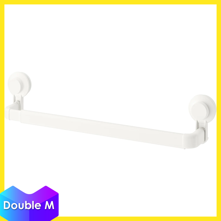 TISKEN Towel rack with suction cup, white - IKEA