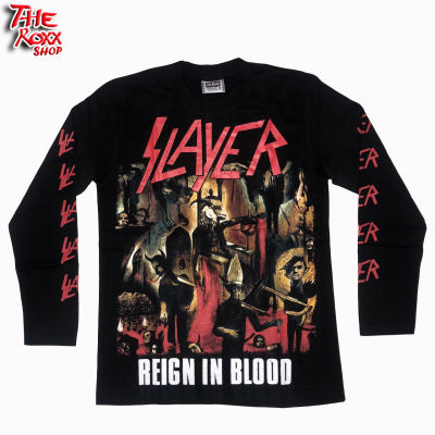 เสื้อวง Slayer SP - 344 แขนยาว เสื้อวงดนตรี เสื้อวงร็อค เสื้อนักร้อง