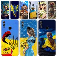 Ukraine Ukrainian Girl Transparent Soft Phone Case for Huawei Honor 10 Lite 9 20i 8S 8A 8X 9X 50 Y5 Y6 Y7 Y9S P Smart 2019 Cover Electrical Safety