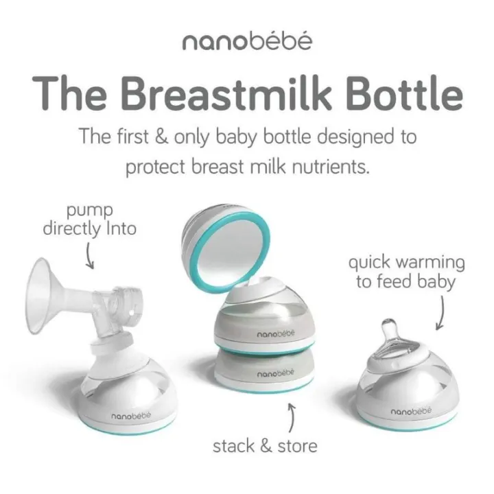 Nanobebe Breastmilk Baby Bottle (Award Winning Innovation for Breastfed