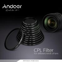 Andoer 52Mm Digital Slim วงกลม CPL Polarizer Polarizing Glass ฟิลเตอร์สำหรับกล้องแคนนอน Nikon Sony DSLR เลนส์กล้องถ่ายรูป