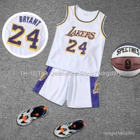 ✳ Special Offer ! 24No. Kobe Jersey Children Basketball Wear Boys Training Wear Suit Vest Curry Summer Quick-Drying Girls