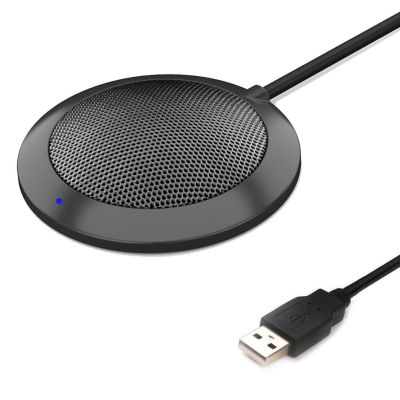 Conference USB Microphone for Computer, TKGOU Plug &amp; Play Omnidirectional Boundary Condenser PC Microphones for Streaming,VoIP Calls,Skype,Chatting