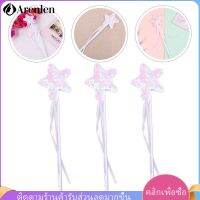 Arenlen【Hot Sale】 3PCS รูปดาวนางฟ้ารูปทรง Ribbon Design Fairy Wands Fairy Rod Toys Fairy s Ornaments