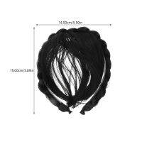 OULII ผมด้านหน้า BAND BAND BAND BANDION BRAIDED BRAIDED WIG HAIRAIRY สำหรับผู้หญิงผู้หญิง
