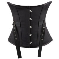 เทรนเนอร์เอว Gothic Underbust Corset และเอว Cincher Steampunk Bustiers Top Workout Shape Body ชุดชั้นในเซ็กซี่ Slimming Belt