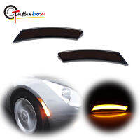 ed Lens Amber LED Car Front Side Marker Lights For 2006-2010 Pontiac Solstice &amp; 2007-2010 Saturn Sky Fender Flare Light 12V