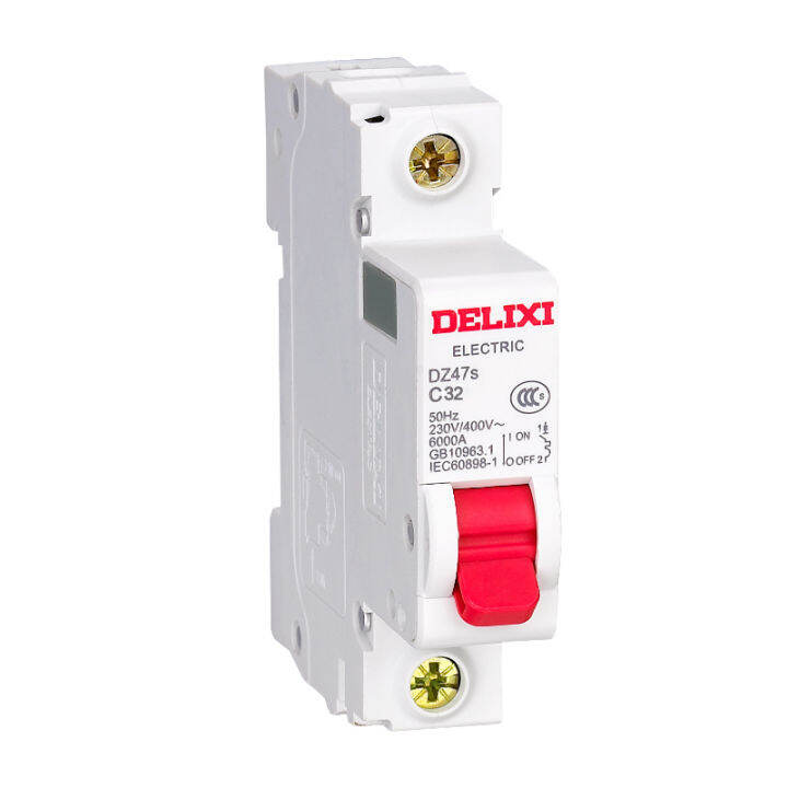 Delixi electric air switch dz47s series 1p2p3p household 63a three