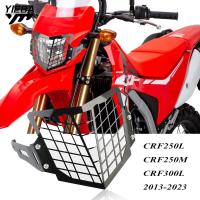 CRF3000L ป้องกันไฟหน้ารถจักรยานยนต์ CNC ฝาครอบตะแกรงหลอดไฟหน้าสำหรับฮอนด้า CRF 300ลิตร2013-2018 2019 2020 2021 2023 2022