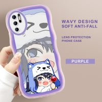 เคส Orico สำหรับ Xiaomi Poco C40 Poco F4 Poco M3 Poco M3 Pro 5G Poco M4 Pro 5G Poco M5S อมยิ้มเคสโทรศัพท์สำหรับหญิงสาวน่ารักนิ่มแฟชั่นเวฟกันกระแทกคลุมทั้งหมดกล้องป้องกัน