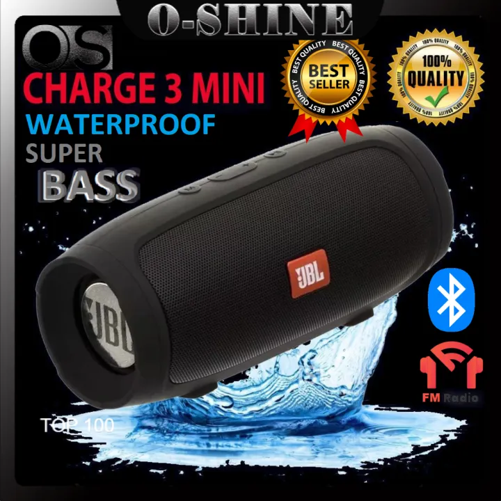 COD JBL Charge 3 Mini Portable Wireless Bluetooth Speaker Charge 3
