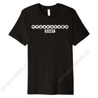 UP UP DOWN DOWN LEFT RIGHT LEFT RIGHT B A START Cheat Code Premium T-Shirt Camisa Shirt Funky Cotton Mens Top T-shirts