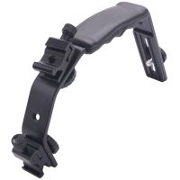 2X L Bracket Padded Handheld Holder L Brackets Heavy Duty Adapter with Ball Head and Dual Flash Hot Cold Shoe Mount