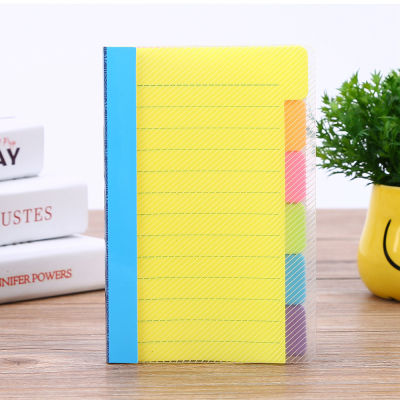 Office Bright Colors Note Supplies Lined Self-Stick Tabs Notes Divider