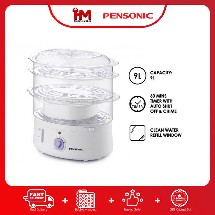Pensonic PSM1603 3 Tier Food Steamer Lazada