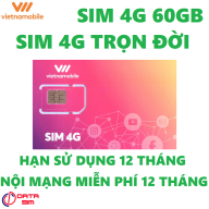 HCMSim 4G vietnamobile trọn đời mỗi ngày 6GB thumbnail