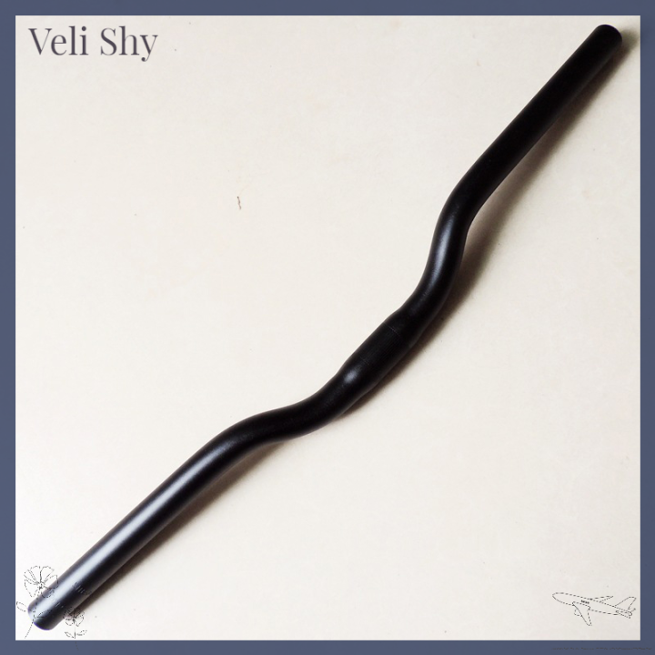 veli-shy-รูปกระเดือกจักรยานเสือภูเขา-25-4x620mm-มือจับจักรยานสีดำด้านสำหรับจักรยานเสือภูเขา