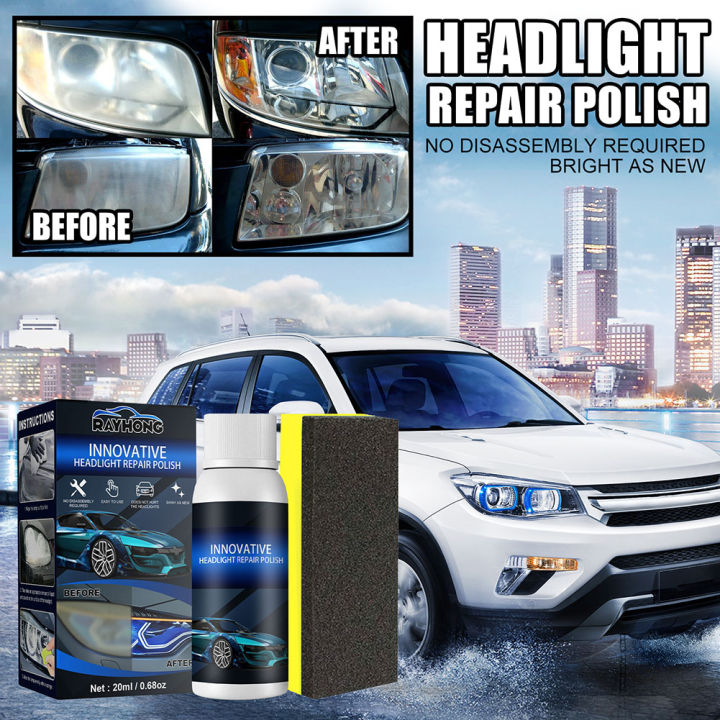 ซ่อมไฟหน้าโปแลนด์สำหรับรถยนต์ไฟหน้าซ่อมของเหลวบำรุงรักษาชุดของเหลวต่ออายุโปแลนด์อุปกรณ์เสริมในรถยนต์